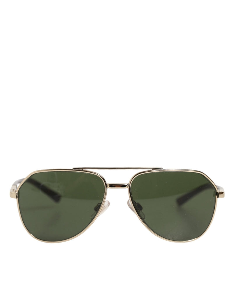 Dolce & Gabbana DG2125 Silver Frame Aviator Shades Eyewear Sunglasses - Beyzy Store - Dolce & Gabbana