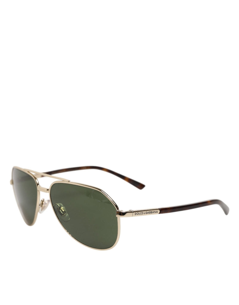Dolce & Gabbana DG2125 Silver Frame Aviator Shades Eyewear Sunglasses - Beyzy Store - Dolce & Gabbana