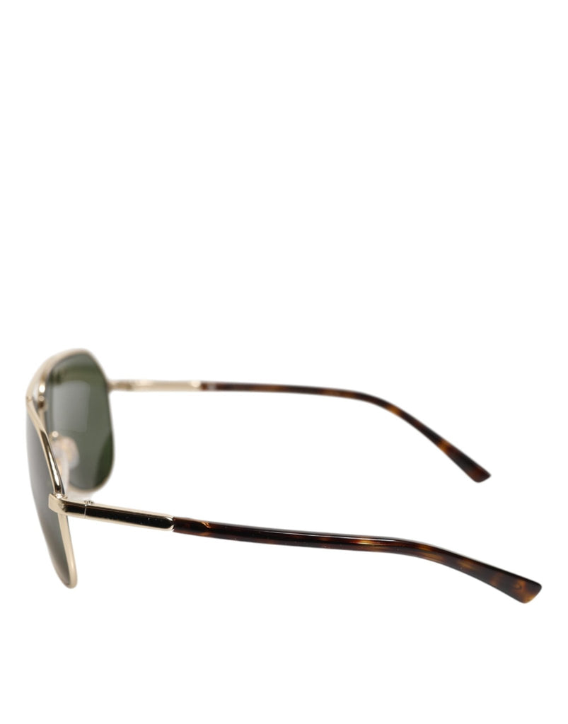 Dolce & Gabbana DG2125 Silver Frame Aviator Shades Eyewear Sunglasses - Beyzy Store - Dolce & Gabbana