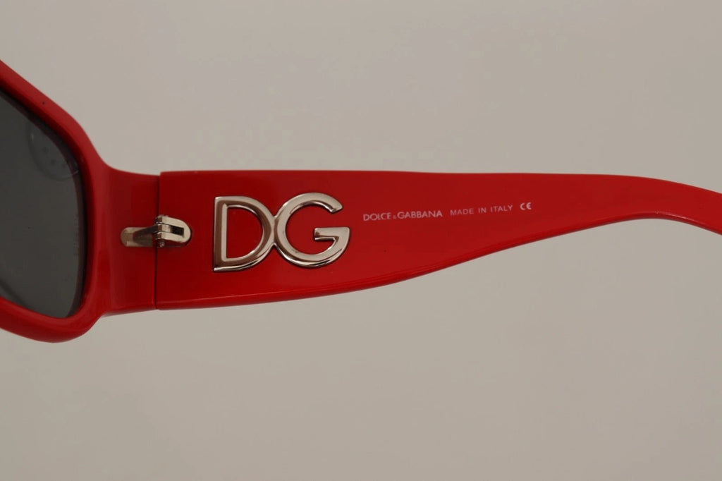 Dolce & Gabbana DG4027 Red Crystal Black Lens Shades Sunglasses - Beyzy Store - Dolce & Gabbana