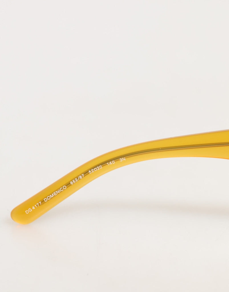 Dolce & Gabbana DG4177 Honey Acetate Black Tinted Lenses Sunglasses - Beyzy Store - Dolce & Gabbana