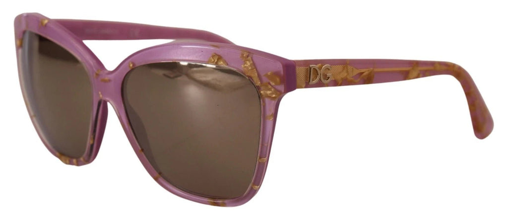 Dolce & Gabbana DG4251 Pink Gold Full Rim Rectangle Frame Shades - Beyzy Store - Dolce & Gabbana