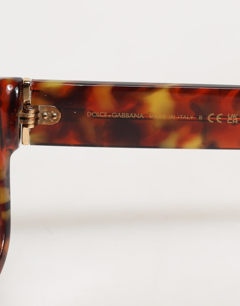 Dolce & Gabbana DG4338F Brown Havana Full Rim Round Lenses Sunglasses - Beyzy Store - Dolce & Gabbana