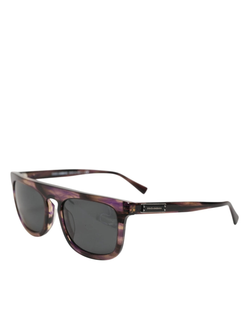 Dolce & Gabbana DG4390F Havana Full Rim Acetate Round Lenses Sunglasses - Beyzy Store - Dolce & Gabbana