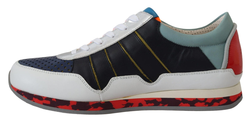 Dolce & Gabbana Elegant Multicolor Low Top Sneakers - Beyzy Store - Dolce & Gabbana