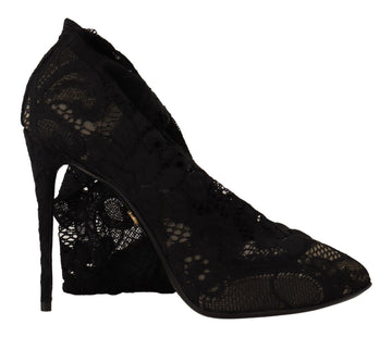 Dolce & Gabbana Elegant Stretch Sock Boots in Sleek Black - Beyzy Store - Dolce & Gabbana