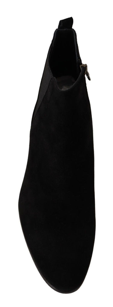 Dolce & Gabbana Elegant Suede Leather Chelsea Boots - Beyzy Store - Dolce & Gabbana