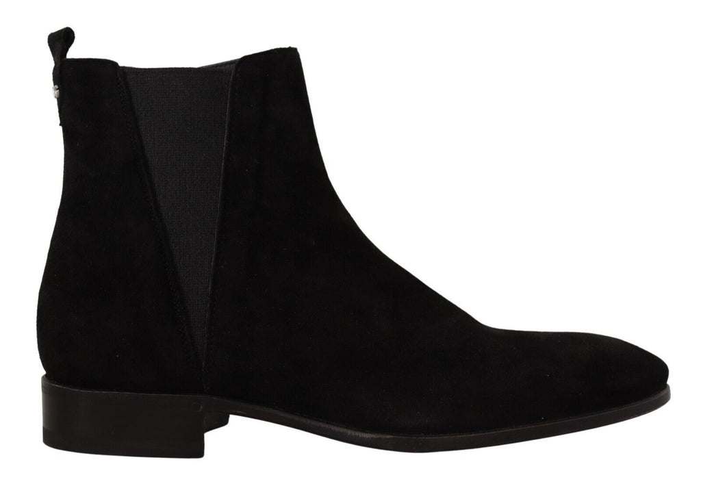 Dolce & Gabbana Elegant Suede Leather Chelsea Boots - Beyzy Store - Dolce & Gabbana