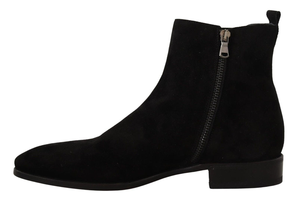 Dolce & Gabbana Elegant Suede Leather Chelsea Boots - Beyzy Store - Dolce & Gabbana