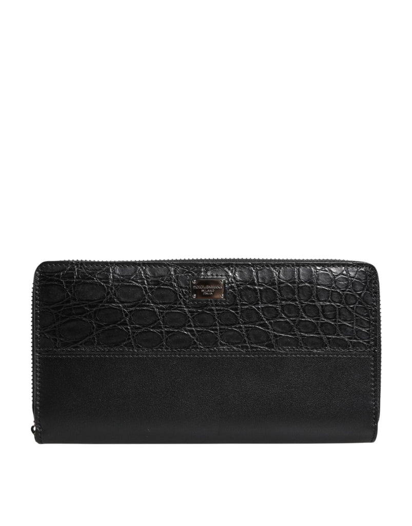 Dolce & Gabbana Exquisite Green Ostrich Leather Continental Wallet - Beyzy Store - Dolce & Gabbana