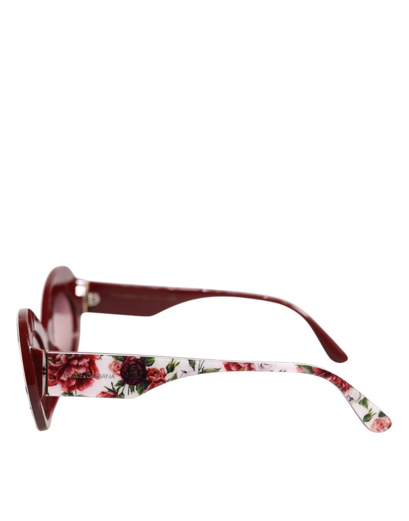Dolce & Gabbana Floral Printed Acetate Oval Eyewear Sunglasses - Beyzy Store - Dolce & Gabbana