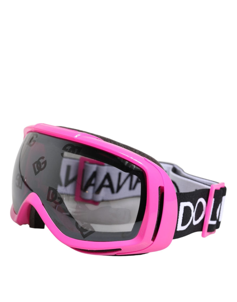 Dolce & Gabbana Fuchsia Pink Logo Ski Goggles DG6182 Mask Sunglasses - Beyzy Store - Dolce & Gabbana