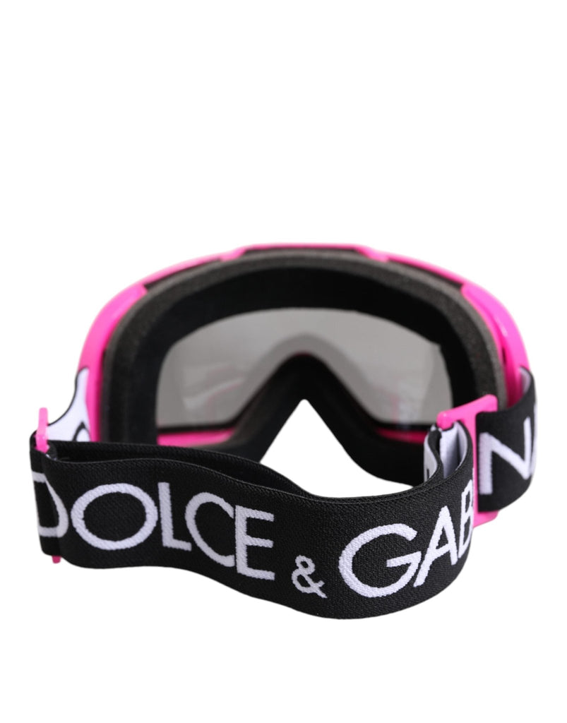 Dolce & Gabbana Fuchsia Pink Logo Ski Goggles DG6182 Mask Sunglasses - Beyzy Store - Dolce & Gabbana