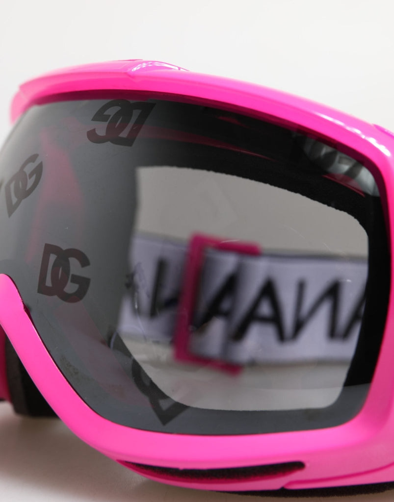 Dolce & Gabbana Fuchsia Pink Logo Ski Goggles DG6182 Mask Sunglasses - Beyzy Store - Dolce & Gabbana