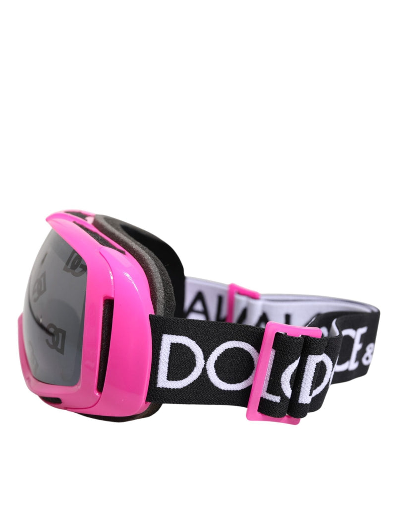 Dolce & Gabbana Fuchsia Pink Logo Ski Goggles DG6182 Mask Sunglasses - Beyzy Store - Dolce & Gabbana