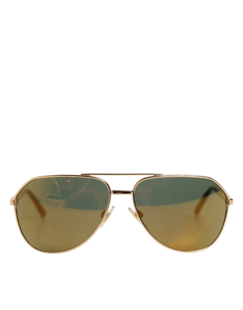 Dolce & Gabbana Gold Edition Aviator Shades Eyewear Sunglasses - Beyzy Store - Dolce & Gabbana