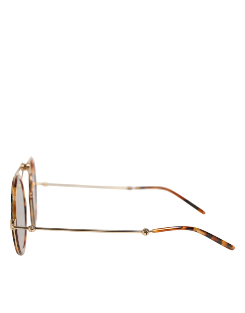 Dolce & Gabbana Gold Havana Frame DG Fatto A Mano Eyewea Sunglasses - Beyzy Store - Dolce & Gabbana