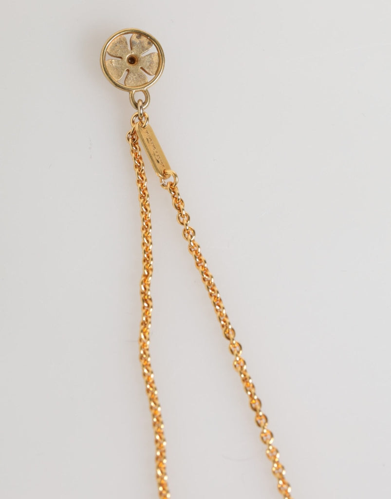 Dolce & Gabbana Gold Medallion Metal Chain Charm Men Pendant Necklace - Beyzy Store - Dolce & Gabbana