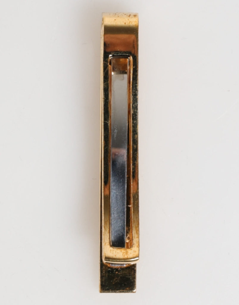 Dolce & Gabbana Gold Tone Brass Logo Branded Men Accessory Tie Clip Bar - Beyzy Store - Dolce & Gabbana