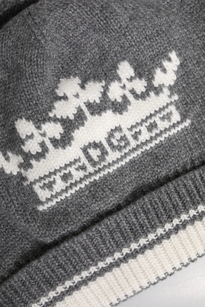 Dolce & Gabbana Gray Cashmere Knitted Winter Beanie Hat - Beyzy Store - Dolce & Gabbana