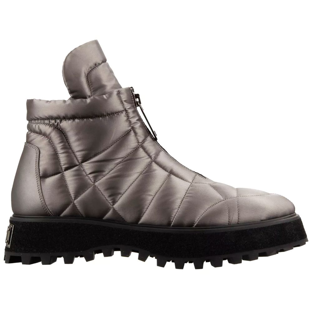 Dolce & Gabbana Gray Nylon Boot - Beyzy Store - Dolce & Gabbana