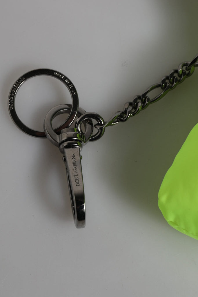 Dolce & Gabbana Green Bear Embroidered Logo Keychain Clasp Keyring - Beyzy Store - Dolce & Gabbana