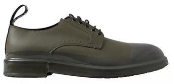 Dolce & Gabbana Green Leather Rubber Sole Dress Shoes - Beyzy Store - Dolce & Gabbana