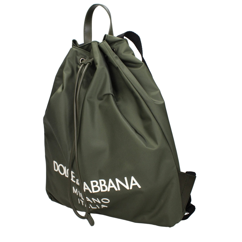 Dolce & Gabbana Green Nylon Backpacks - Beyzy Store - Dolce & Gabbana
