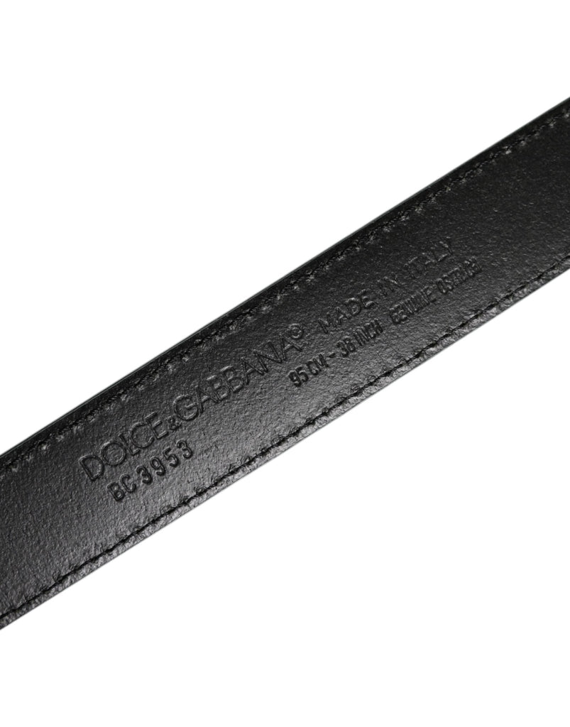 Dolce & Gabbana Green Ostrich Leather Silver Metal Buckle Belt - Beyzy Store - Dolce & Gabbana