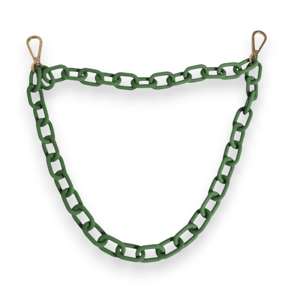 Dolce & Gabbana Green Plexy Acrylic Chunky Gold Hardware Wallet Chain - Beyzy Store - Dolce & Gabbana