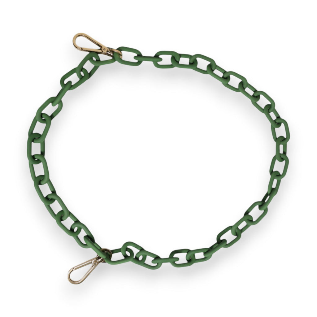 Dolce & Gabbana Green Plexy Acrylic Chunky Gold Hardware Wallet Chain - Beyzy Store - Dolce & Gabbana