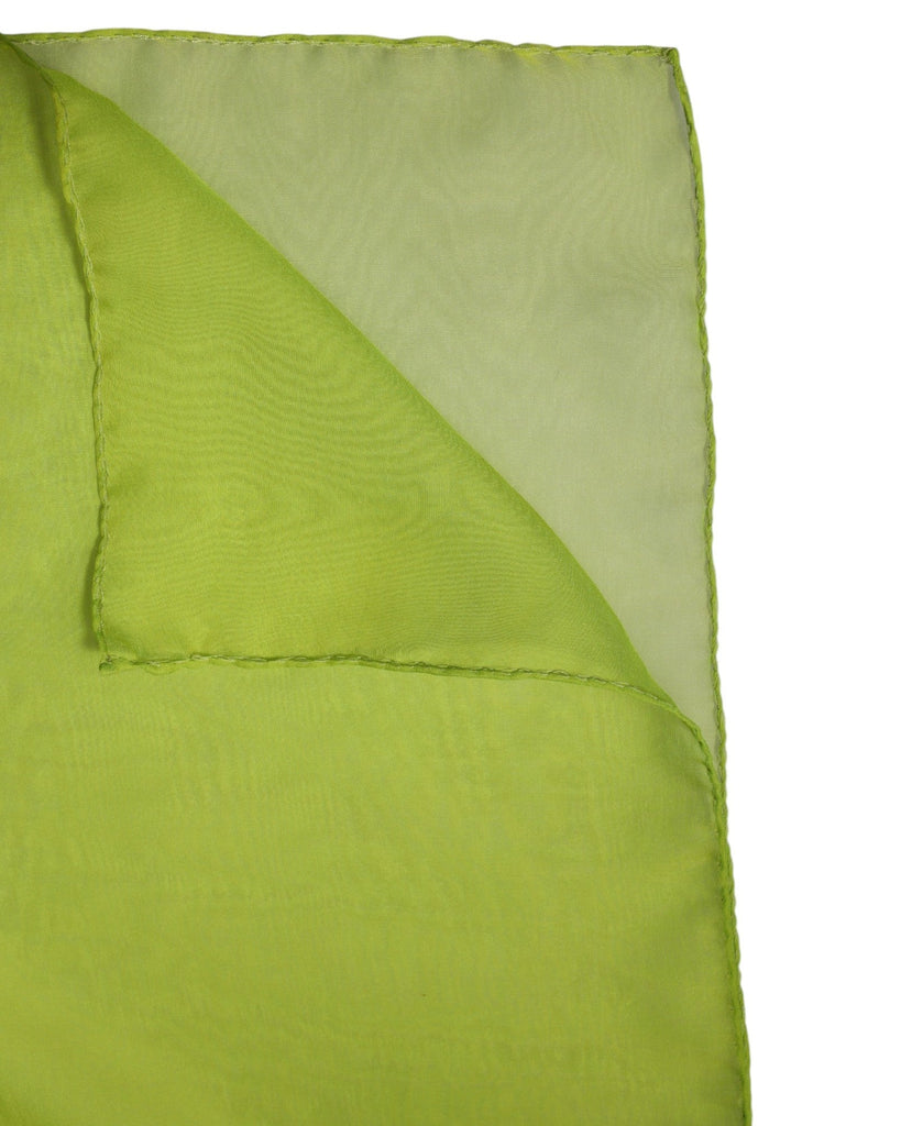 Dolce & Gabbana Green Silk Rectangle Wrap Shawl Neck Warmer Scarf - Beyzy Store - Dolce & Gabbana