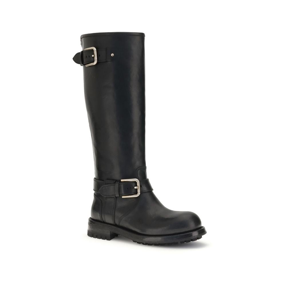 Dolce & Gabbana Leather Biker - Beyzy Store - Dolce & Gabbana