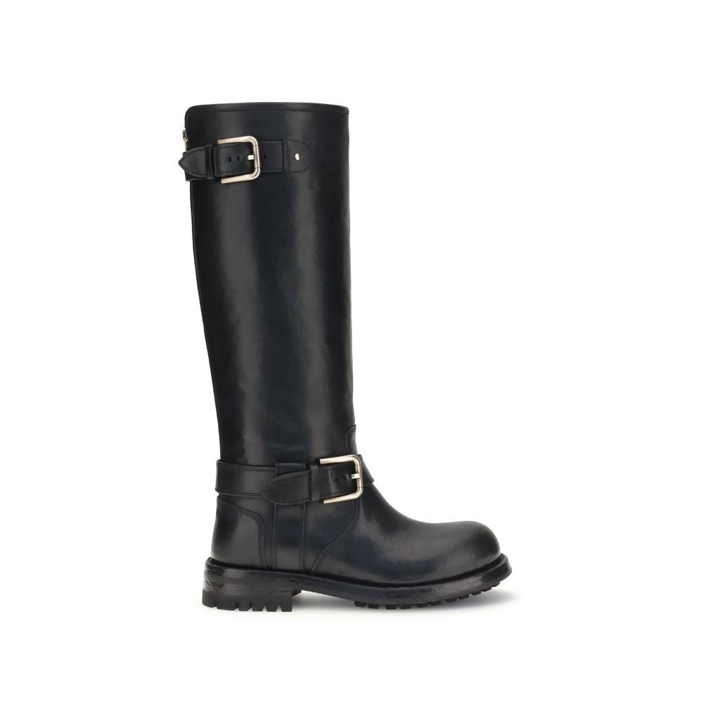 Dolce & Gabbana Leather Biker - Beyzy Store - Dolce & Gabbana