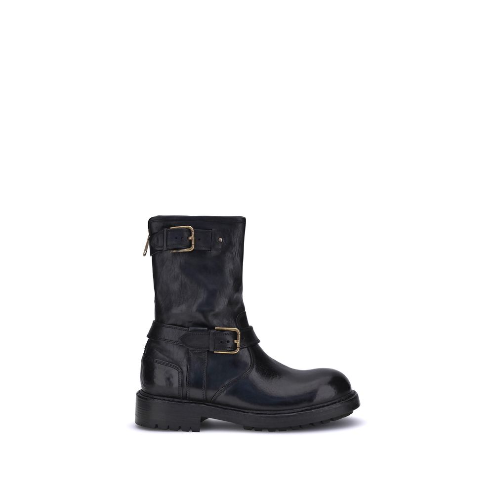 Dolce & Gabbana Leather Boots - Beyzy Store - Dolce & Gabbana