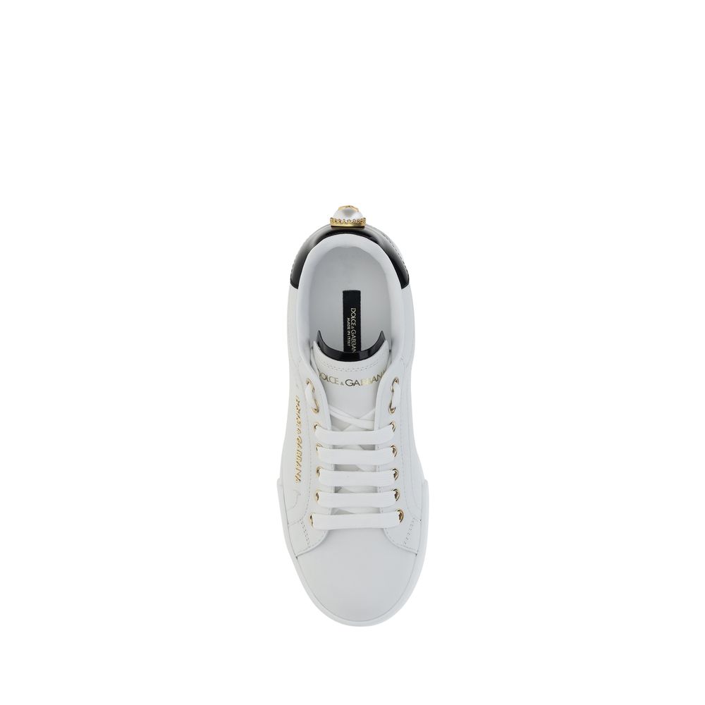 Dolce & Gabbana Leather Sneakers - Beyzy Store - Dolce & Gabbana