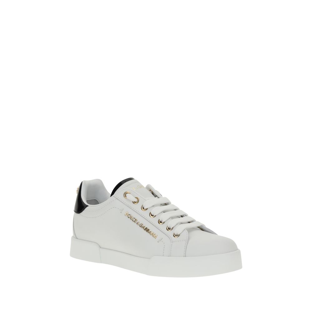 Dolce & Gabbana Leather Sneakers - Beyzy Store - Dolce & Gabbana