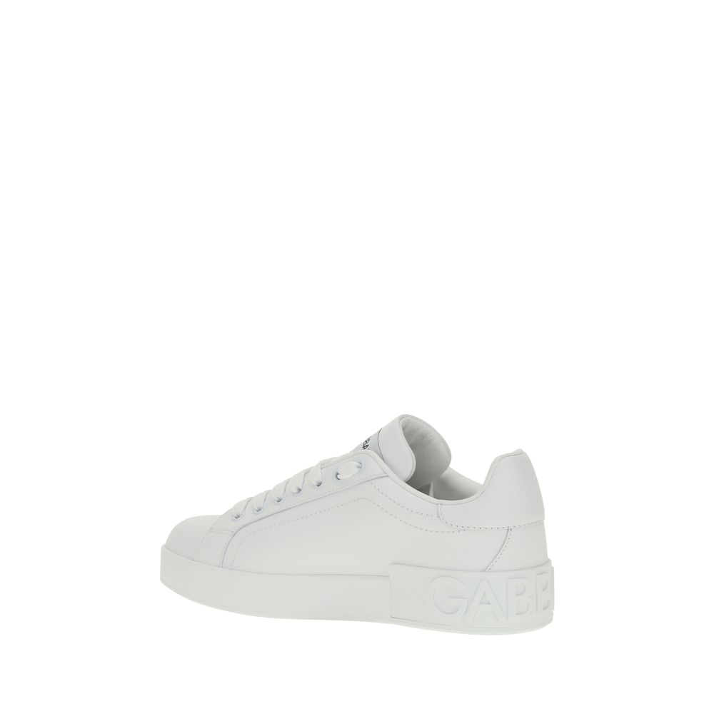Dolce & Gabbana Leather Sneakers - Beyzy Store - Dolce & Gabbana