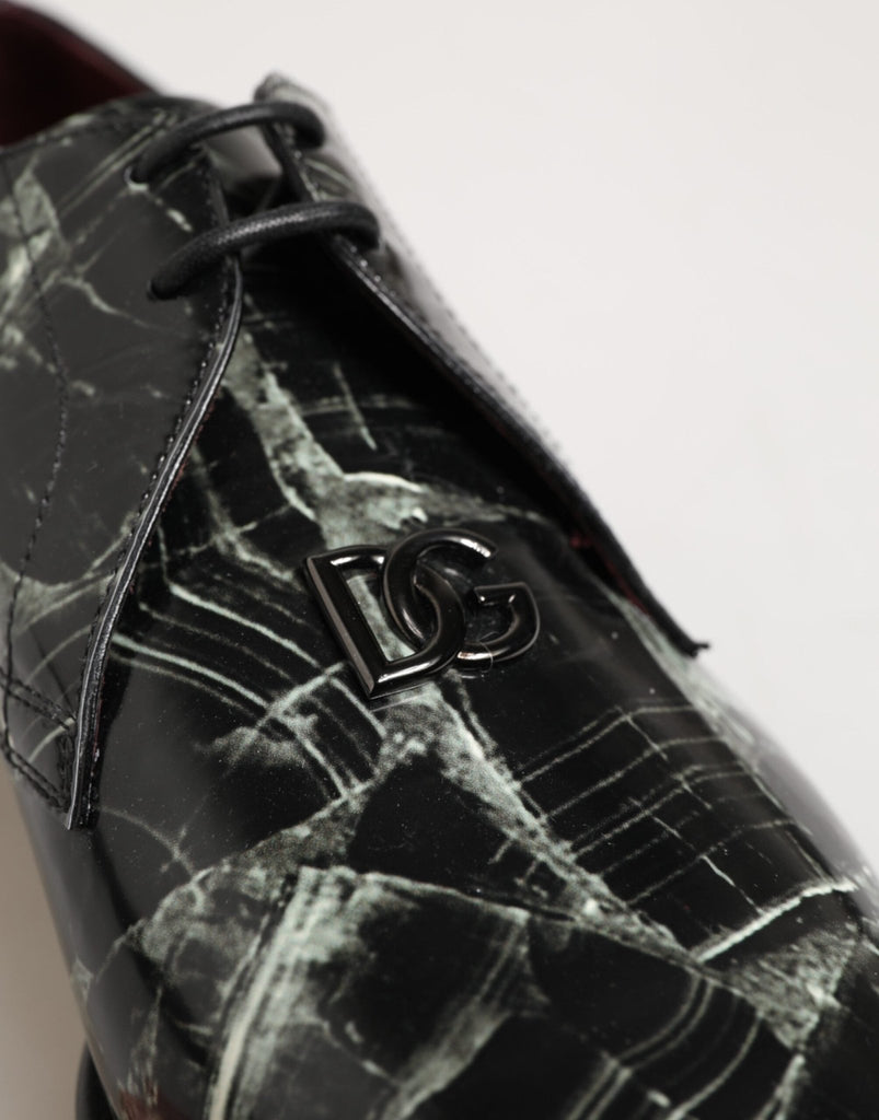 Dolce & Gabbana Marbled Pattern Dress Lace Up Derby Shoes - Beyzy Store - Dolce & Gabbana