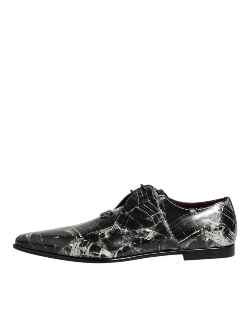 Dolce & Gabbana Marbled Pattern Dress Lace Up Derby Shoes - Beyzy Store - Dolce & Gabbana