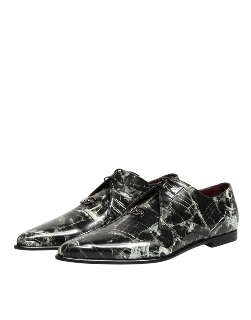 Dolce & Gabbana Marbled Pattern Dress Lace Up Derby Shoes - Beyzy Store - Dolce & Gabbana