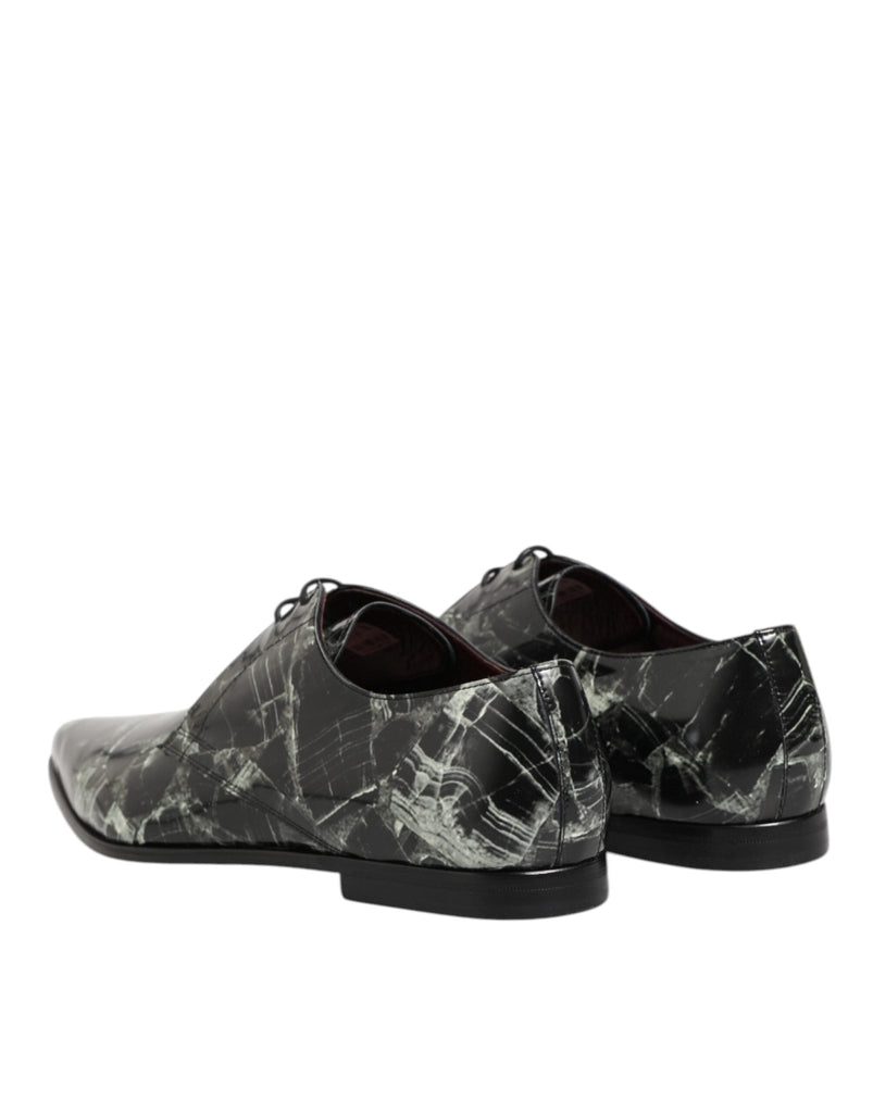Dolce & Gabbana Marbled Pattern Dress Lace Up Derby Shoes - Beyzy Store - Dolce & Gabbana