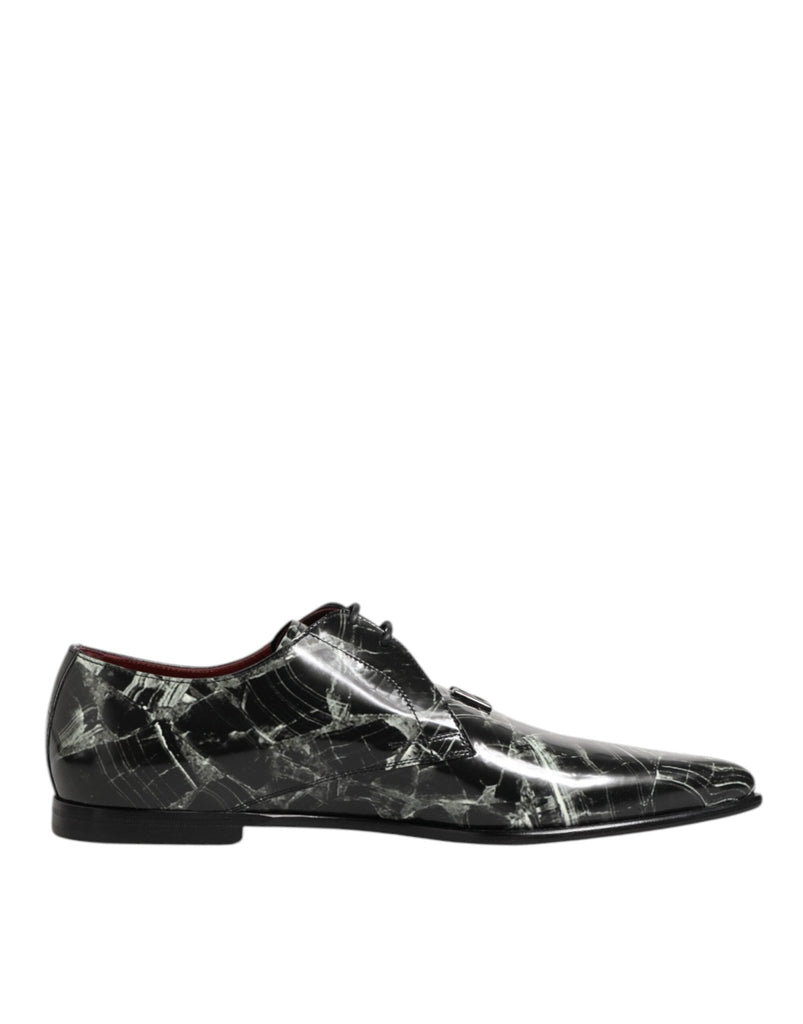Dolce & Gabbana Marbled Pattern Dress Lace Up Derby Shoes - Beyzy Store - Dolce & Gabbana