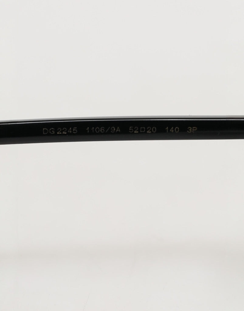 Dolce & Gabbana Matte Black Steel Frame Gray Lens Sunglasses - Beyzy Store - Dolce & Gabbana