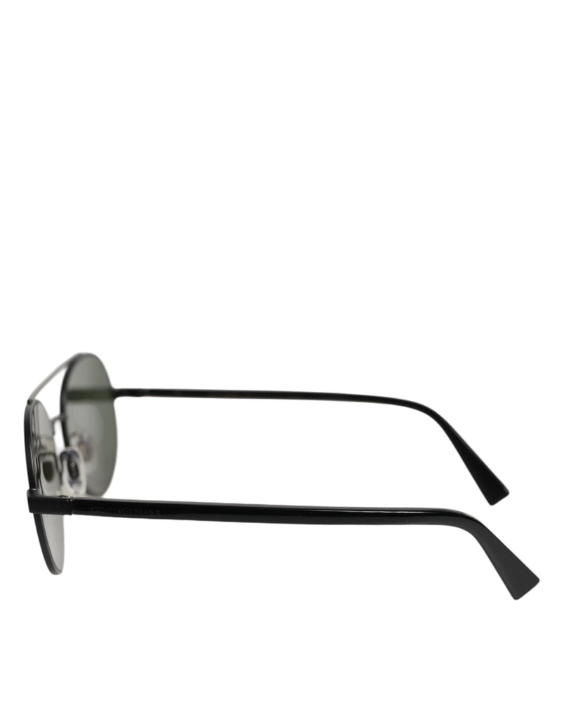 Dolce & Gabbana Matte Black Steel Frame Gray Lens Sunglasses - Beyzy Store - Dolce & Gabbana