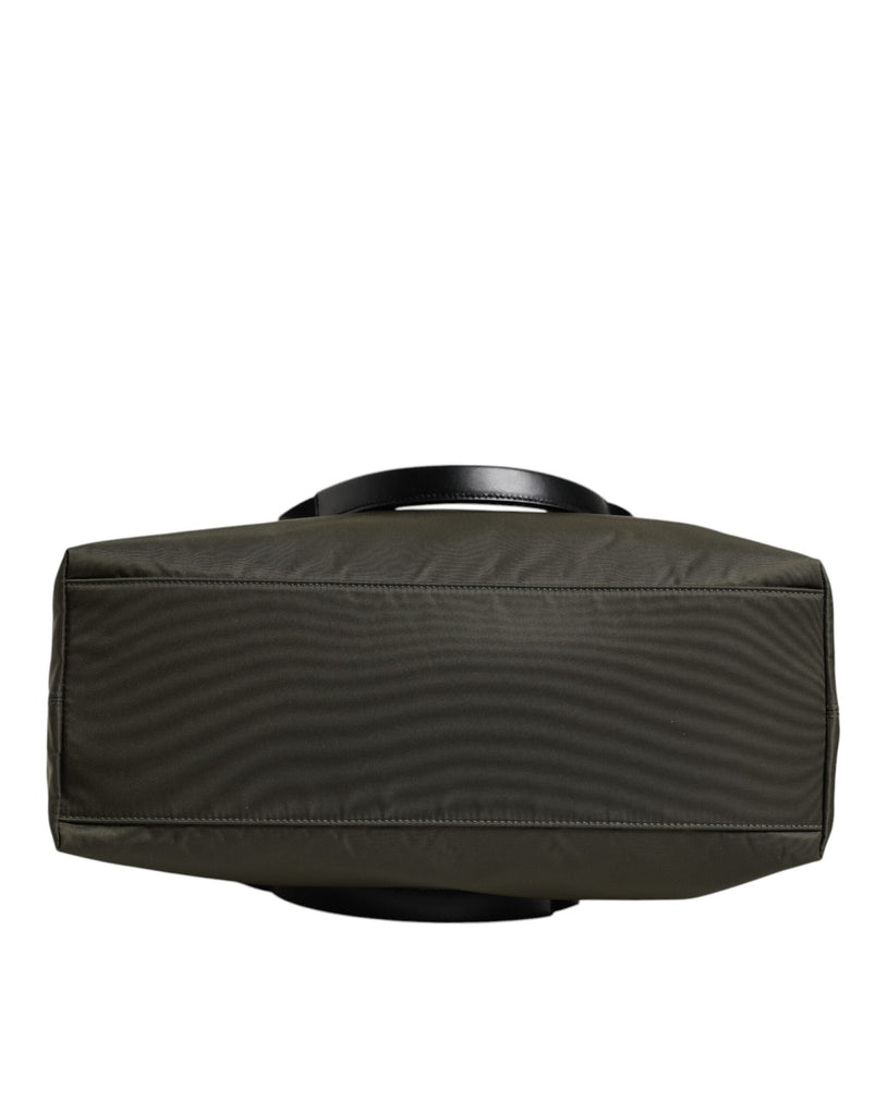 Dolce & Gabbana Military Green Nylon Shoulder Strap Tote Bag - Beyzy Store - Dolce & Gabbana