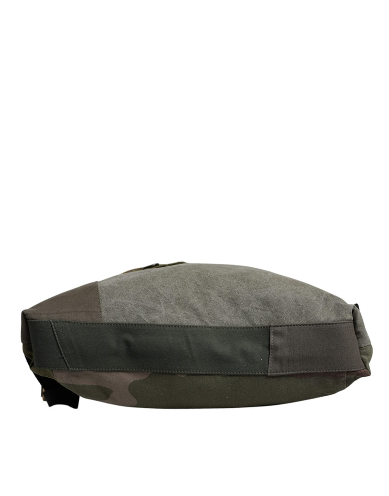 Dolce & Gabbana Military Green Patchwork Rucksack Backpack Bag - Beyzy Store - Dolce & Gabbana