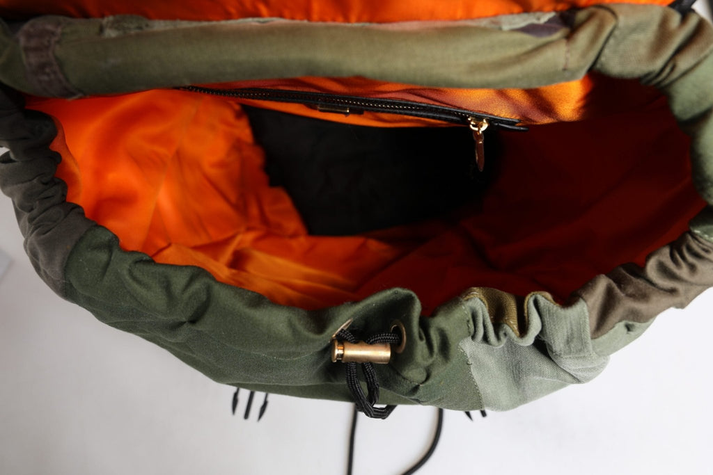 Dolce & Gabbana Military Green Patchwork Travel Backpack Bag - Beyzy Store - Dolce & Gabbana