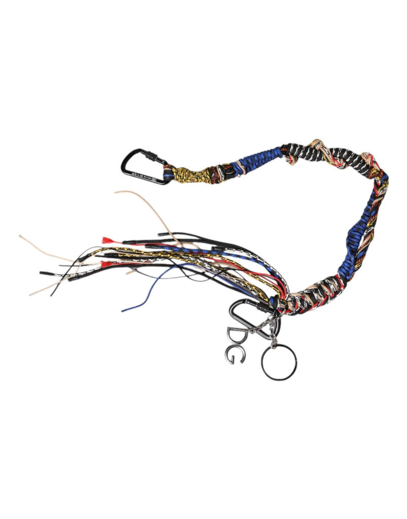 Dolce & Gabbana Multicolor Braided Rope Logo Bag Shoulder Strap - Beyzy Store - Dolce & Gabbana