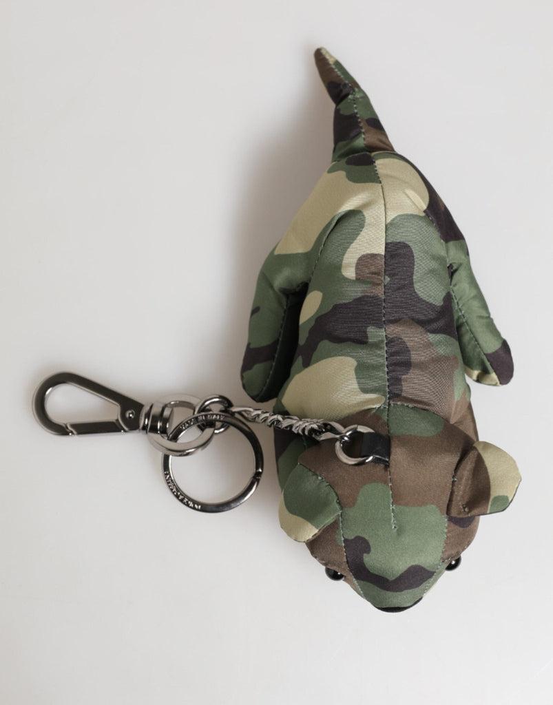 Dolce & Gabbana Multicolor Camouflage Animal Silhouette Keychain Keyring - Beyzy Store - Dolce & Gabbana